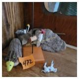 Wood made birds