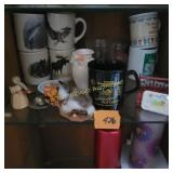 Animal Mugs, candle,