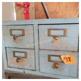 4 Drawer wood organizer