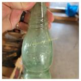 Vtg 1920 Nu Icy 6 oz Glass Soda Bottle Hoopeston
