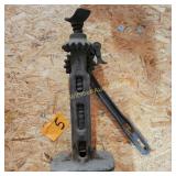 Antique cast iron ratchet screw jack