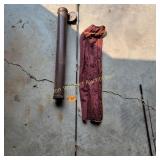 Betts Fishing Pole, Cloth Cover, Tube