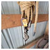 Rope and pulley