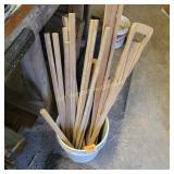 Bucket of wood
