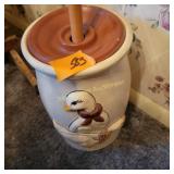 Goose decor butter churn