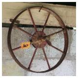 Vtg Wheel barrel wheel