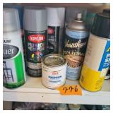 Paints, cleaners