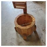Hand made washing machine planter