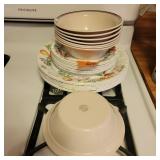 Correlle dishes