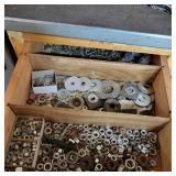 Assortment of washers and nuts