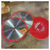 3 saw blades