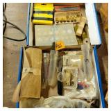 Assortment wood working thin saw blades, sand disc