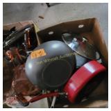 Pots and pans, amber pans