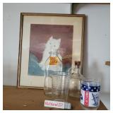 Bottles, Cat picture,