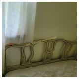 French Provincial head board and Hollywood frame