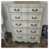 French Provincial Tallboy Chest of Drawers