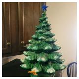 3 piece Ceramic Christmas Tree, missing some