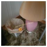Waste basket, Lamp