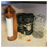 Paper towel holder, K-cup holder