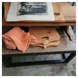 End table, Put together cradle