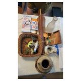Baskets, Pottery, Parasol
