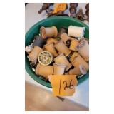 wood spools