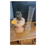 Vtg oil lamp