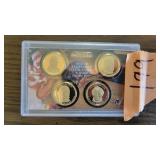 Unites States Mint Presidential $1 Coin Proof Set