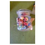 Baby food jar marbles