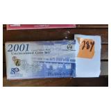 2001 Coin set