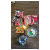 Vtg Fish Scale, Bobbers, Mini Coke Bottles