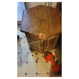 Octagon end table