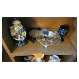Vtg Three leg bowl, Santa