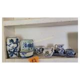 Assortment of Blue White