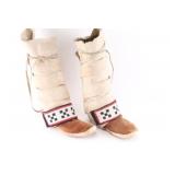 High Top Indian Moccasins.