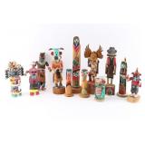 Lot of 12 Hopi Kachinas