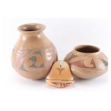 Lot of 2 Mexican Pots and Other.