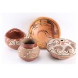 Hopi Pottery Bowl and Others.