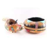 Painted Gourds.