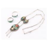 Lot of Native American Jewelry.