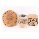 3 Pieces of Hopi Pottery.