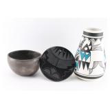 Lot of 3 Southwest Pottery Pieces.