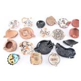 Lot of Indian Ashtrays