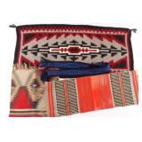 Lot of 3 Small Rugs & a Wedding Belt.