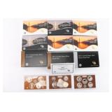 US Mint Proof Coin Sets Lot