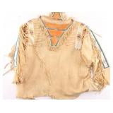 Beaded and Quilled War Shirt.