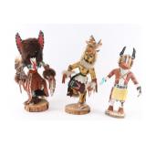 Lot of 3 Navajo Kachinas