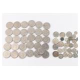 Lot of Kennedy, Eisenhower and other vintage Coins