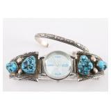 Sterling Watch & Bracelet.