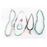 Lot of 5 Native American Necklaces.